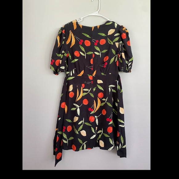 BNKR calypso ss mini dress black fruit bowl - Picture 2 of 6